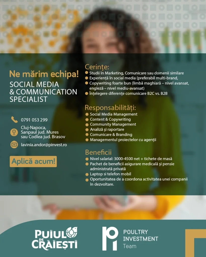 Social Media & Communication Specialist